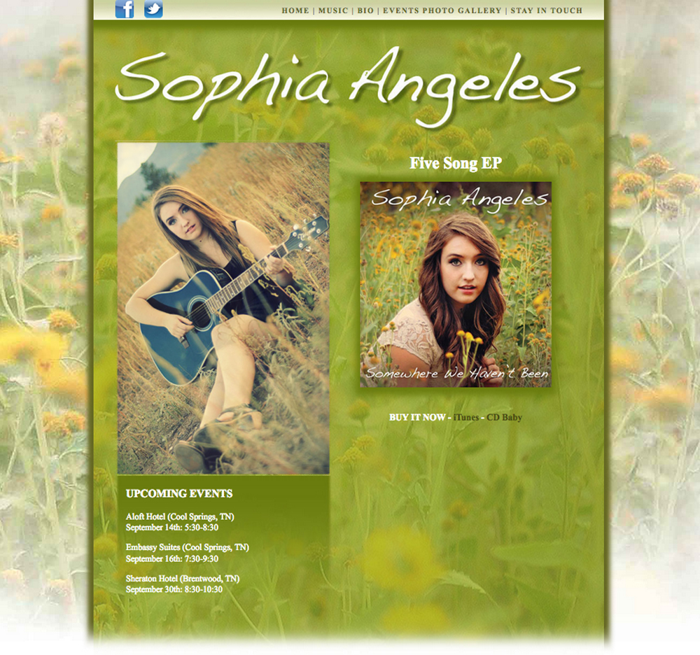The Original Sophia Angeles website 